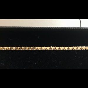 Vintage Solid 14k Yellow Gold Bracelet 7”